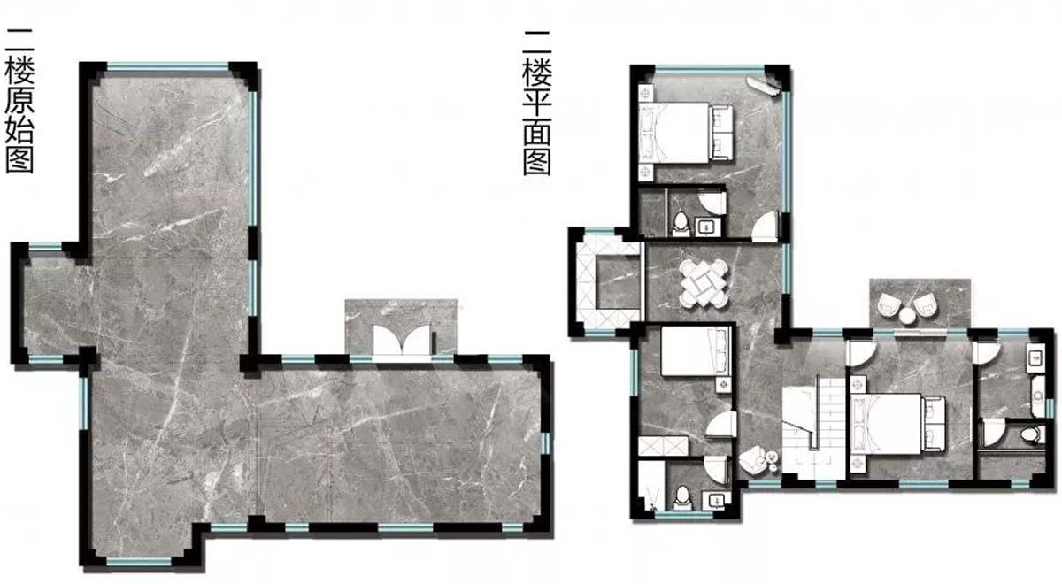二楼户型格局图